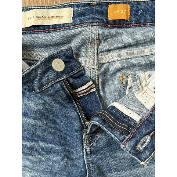 Anthropologie Pilcro And The Letterpress Women's Jean Denim Shorts Size 27 - Picture 4 of 9